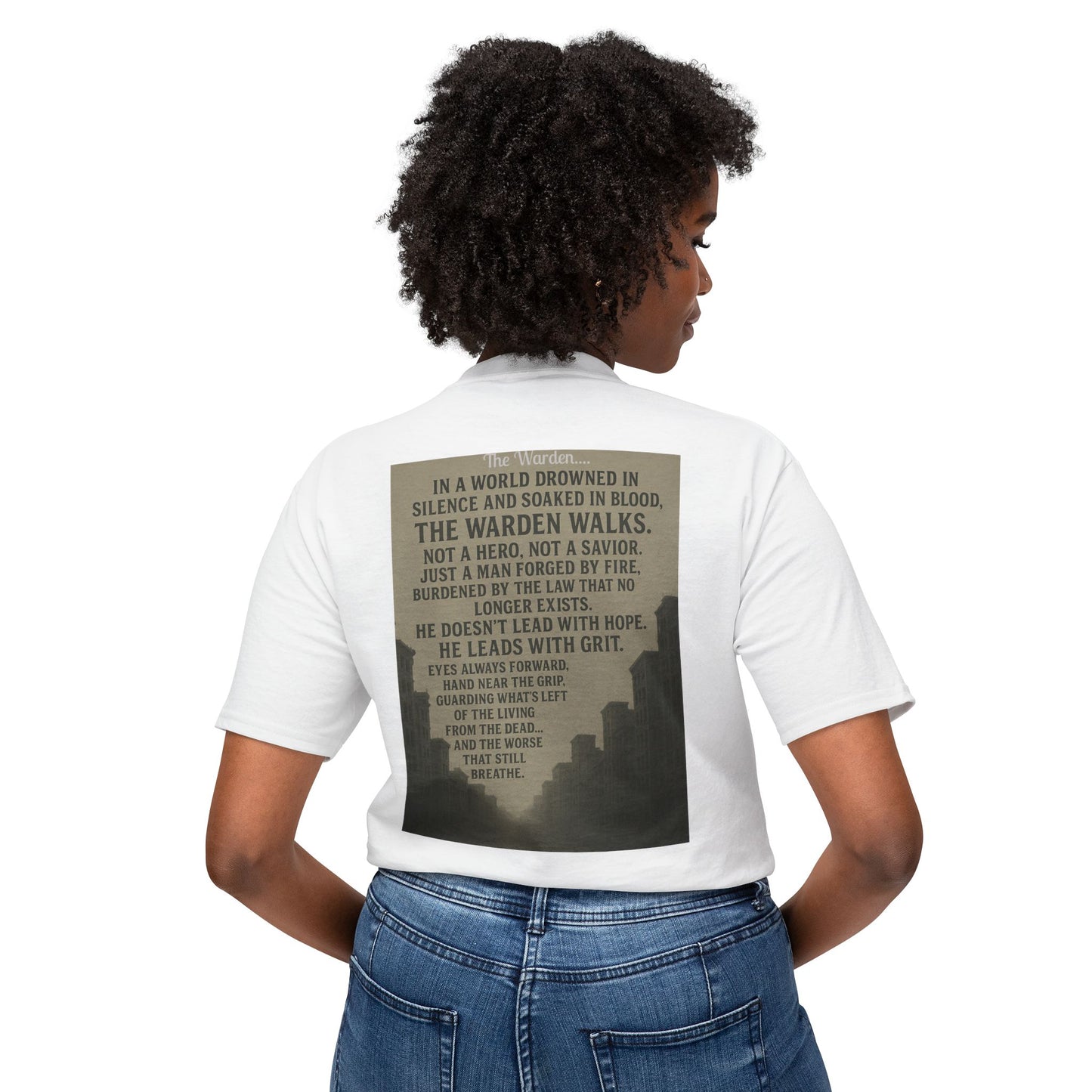 Lone Warden – Code of the New World Tee