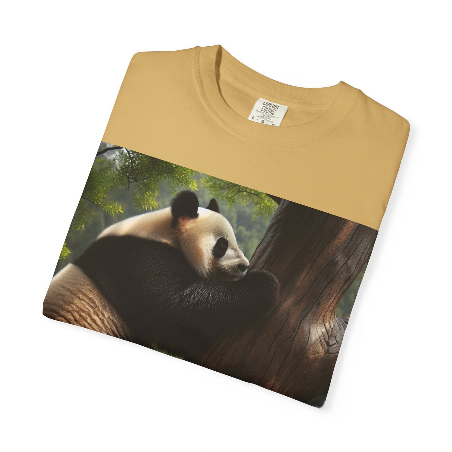 Unisex Panda Climbing T-Shirt - Nature Lover Gift