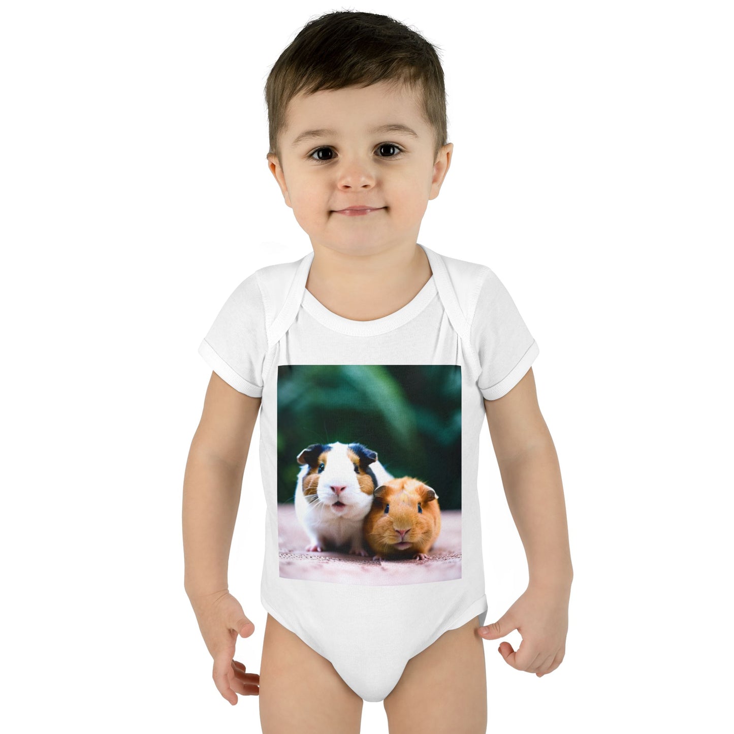 Infant Baby Rib Bodysuit (Guinea Pigs)