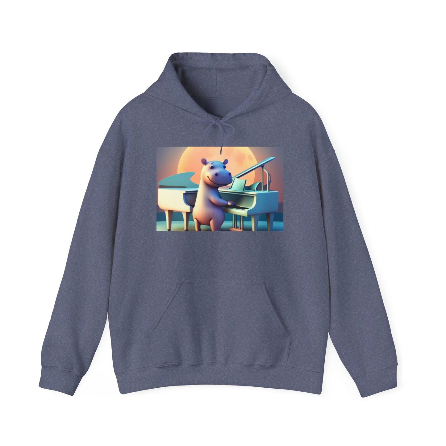Unisex Heavy Blend™ Hooded Sweatshirt (Hippo)