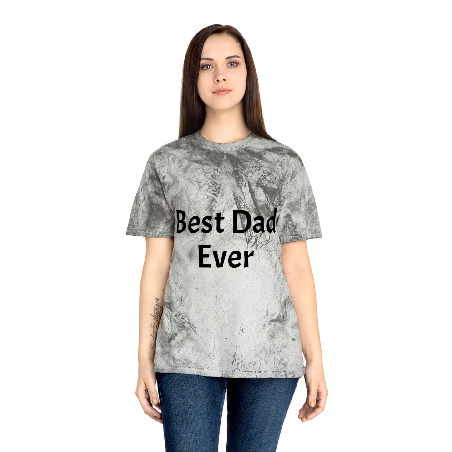 Unisex Color Blast T-Shirt (Best Dad)