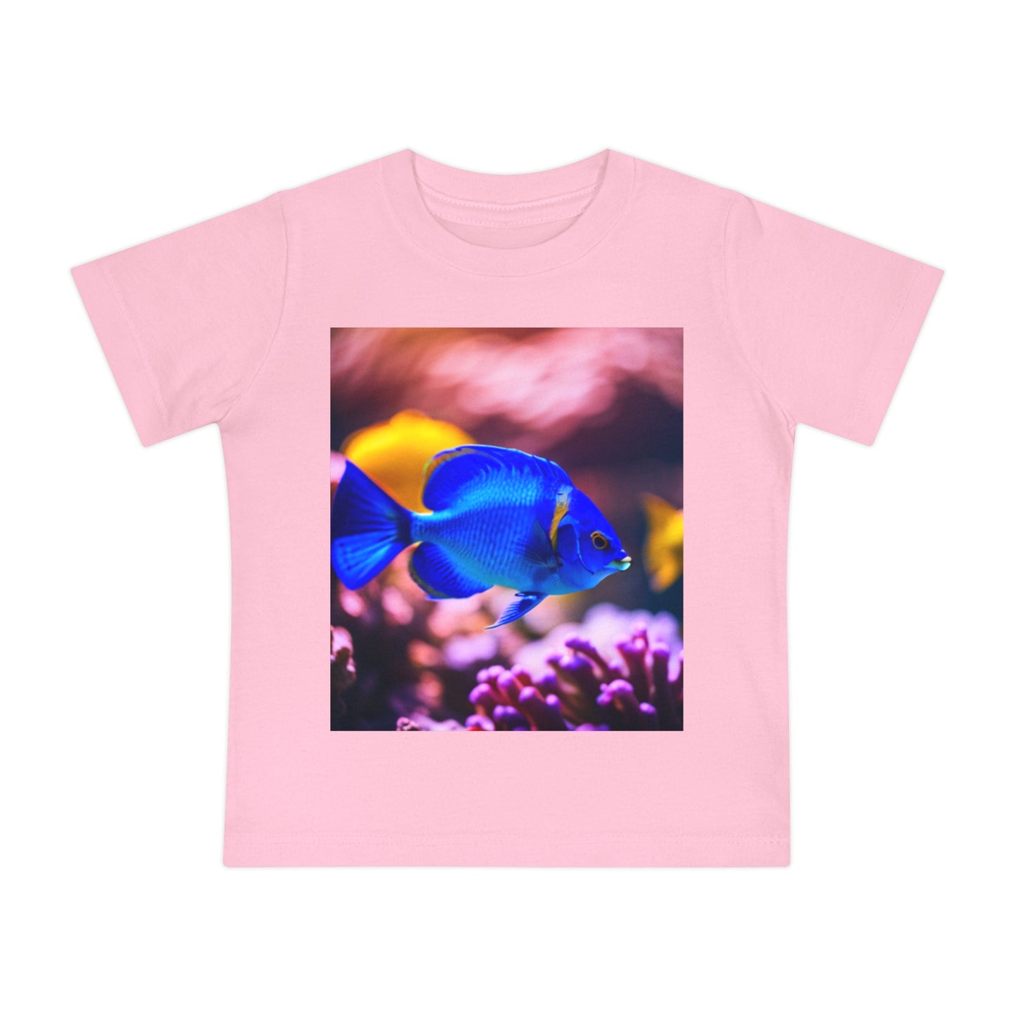 Baby Short Sleeve T-Shirt (Blue Fish)