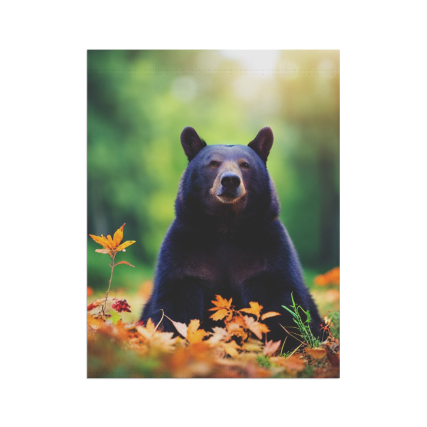 Garden & House Banner (Black Bear)