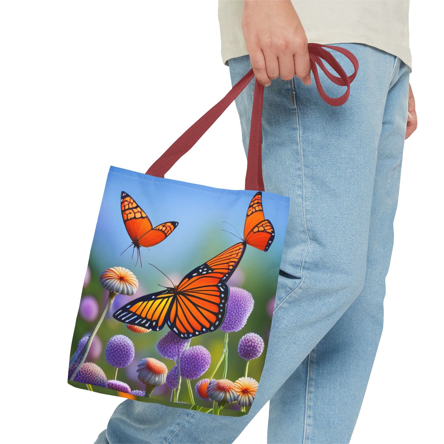Tote Bag (AOP) (Butterflies)