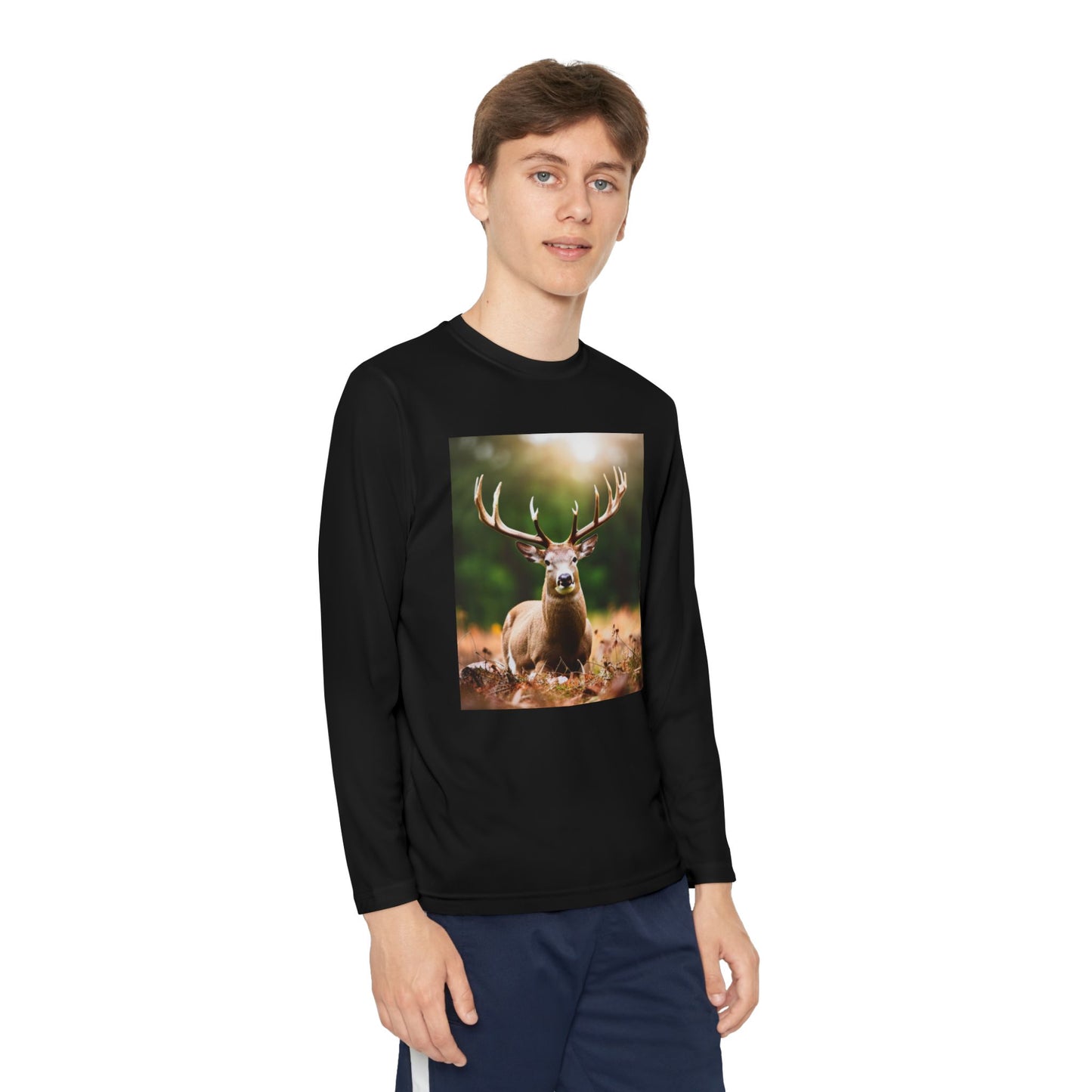 Youth Long Sleeve Competitor Tee (Deer)