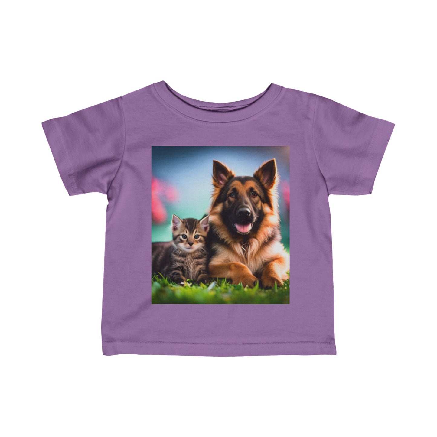 Infant Fine Jersey Tee (German Shephard)