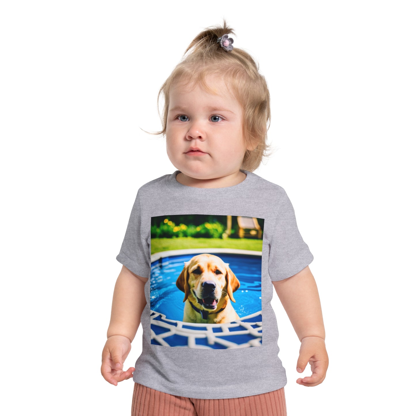 Baby Short Sleeve T-Shirt (Yellow Lab)