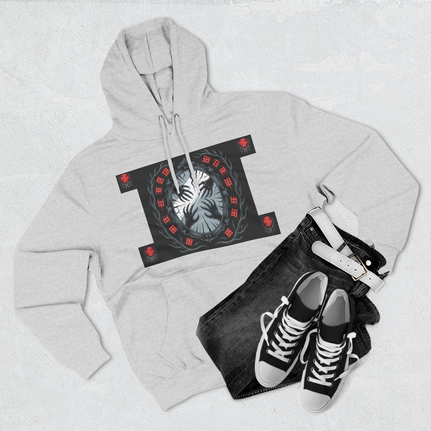 Bloodmoon Haunt — Horror Poem Hoodie
