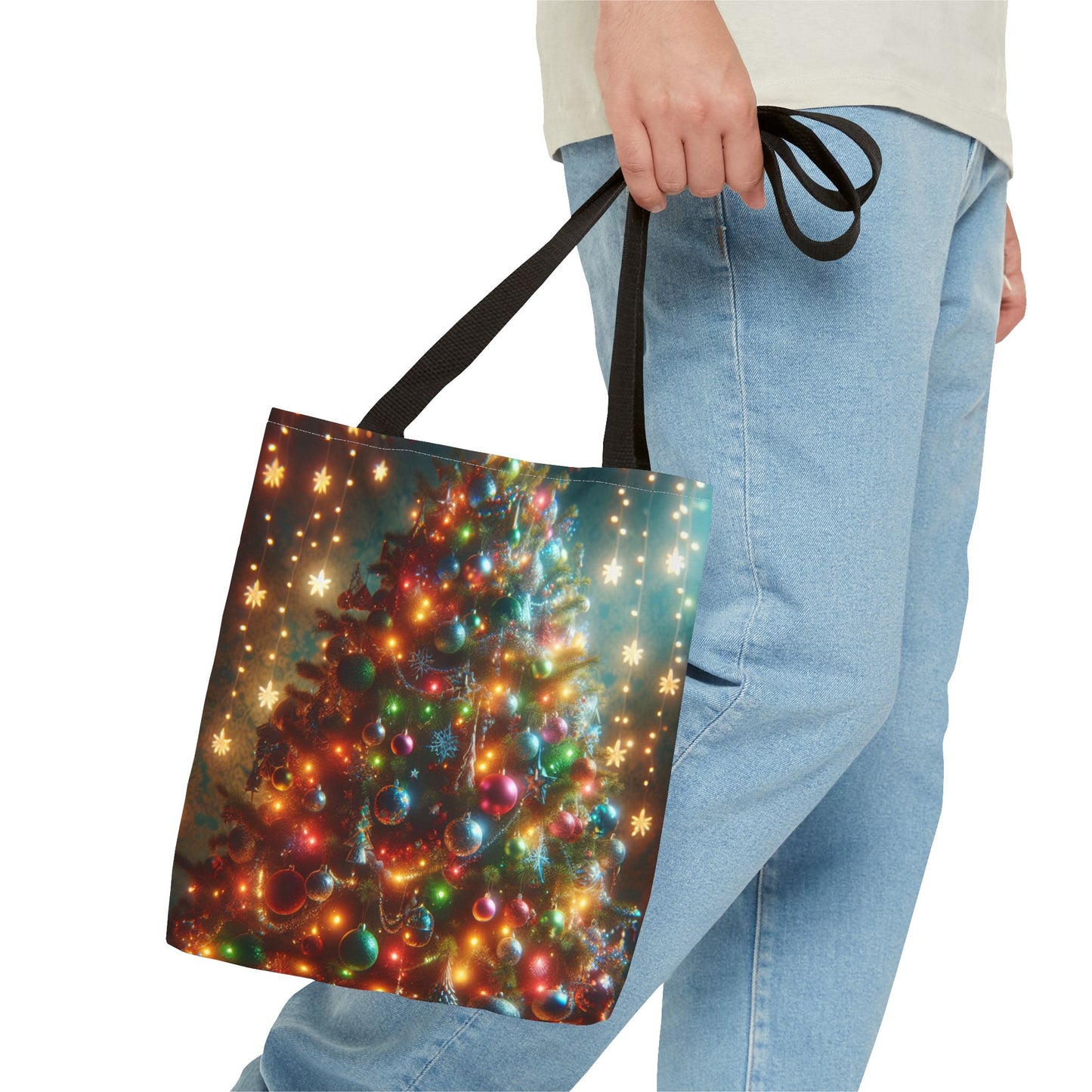 Tote Bag (AOP) (Tree w/Lights)