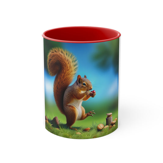 Accent Coffee Mug, 11oz (Squirrel)