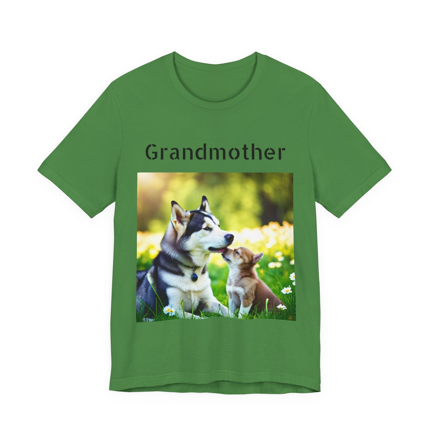 Unisex Jersey Short Sleeve Tee (Grandmother Dog/pup)