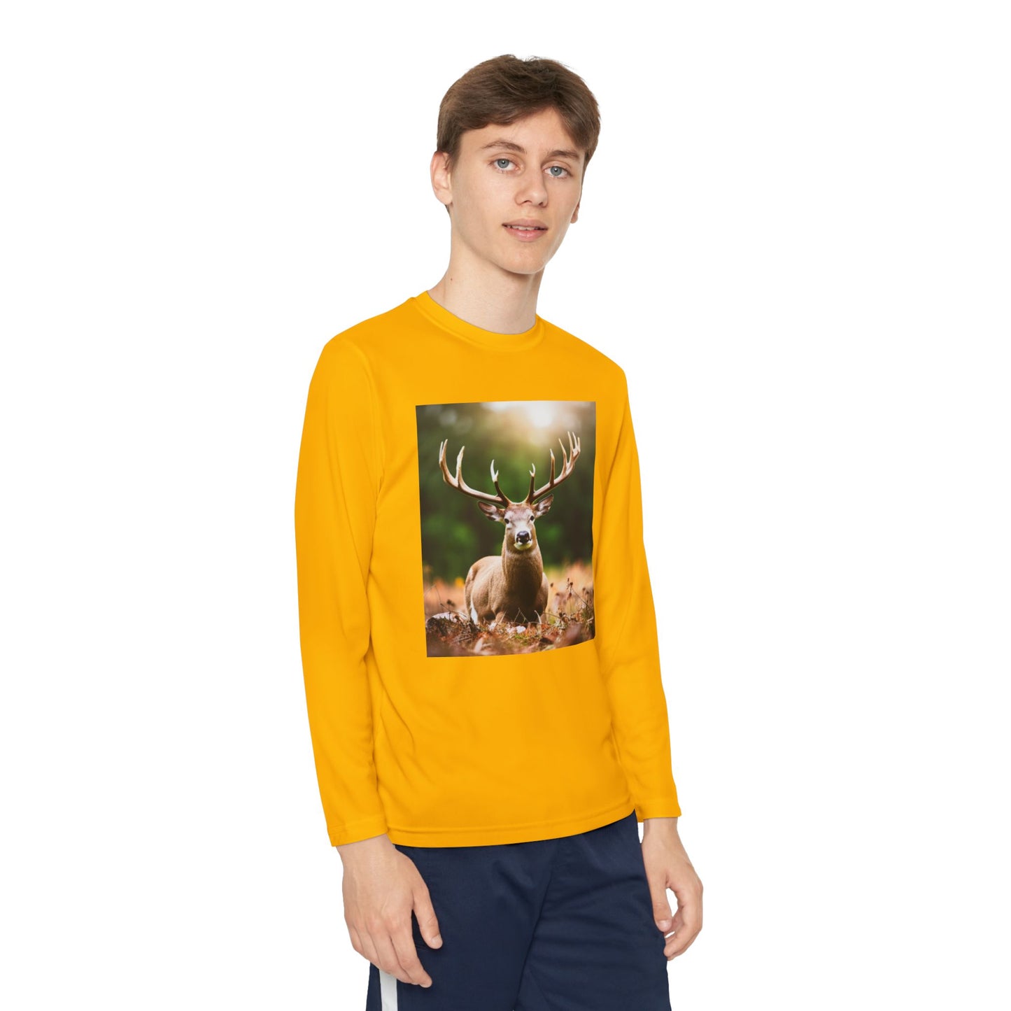 Youth Long Sleeve Competitor Tee (Deer)