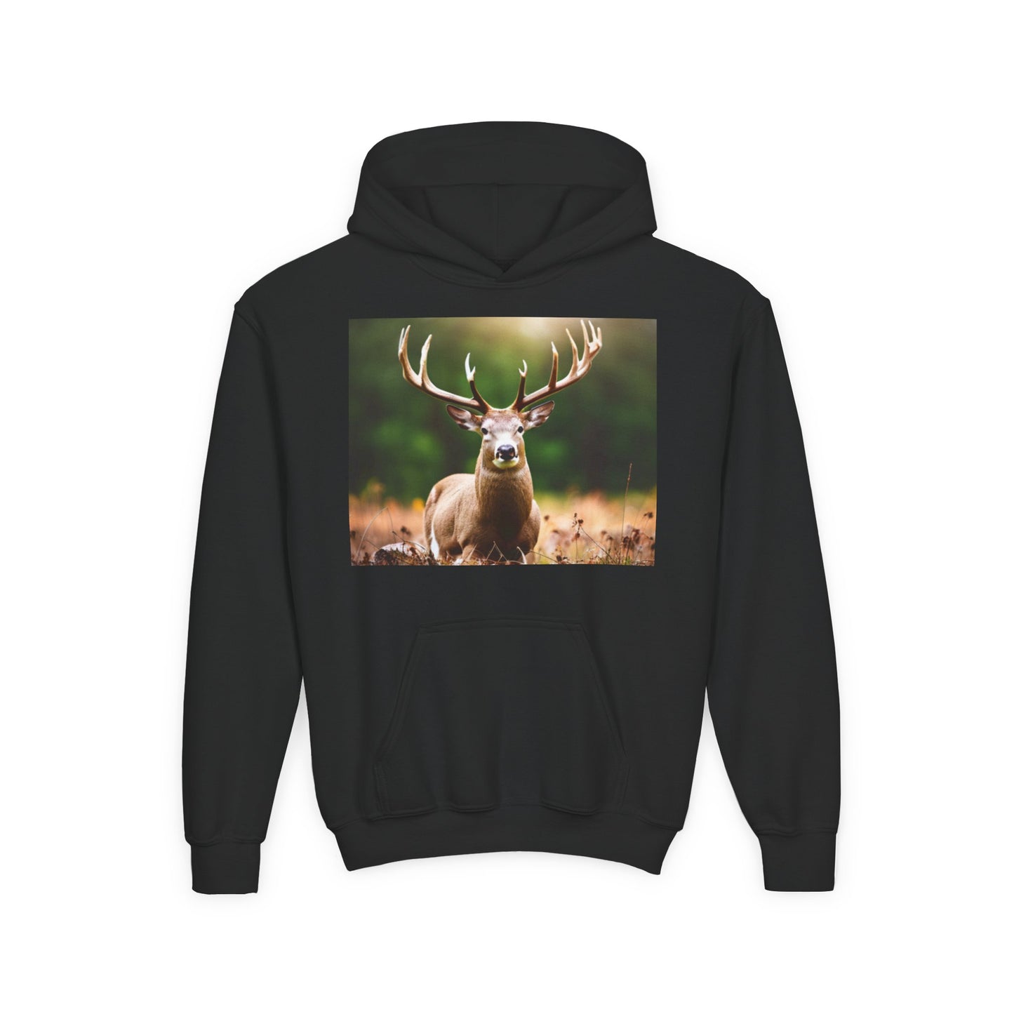 Youth Heavy Blend Hooded Sweatshirt (Deer)
