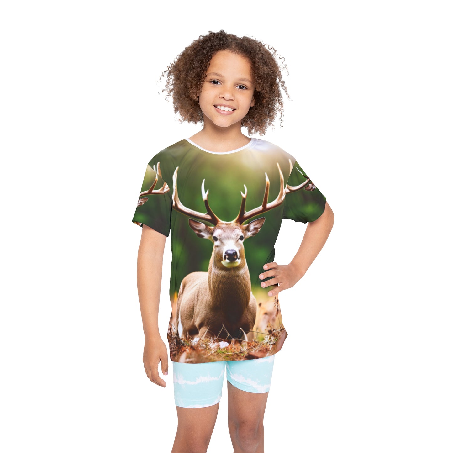 Kids Sports Jersey (AOP) (Deer/Buck)