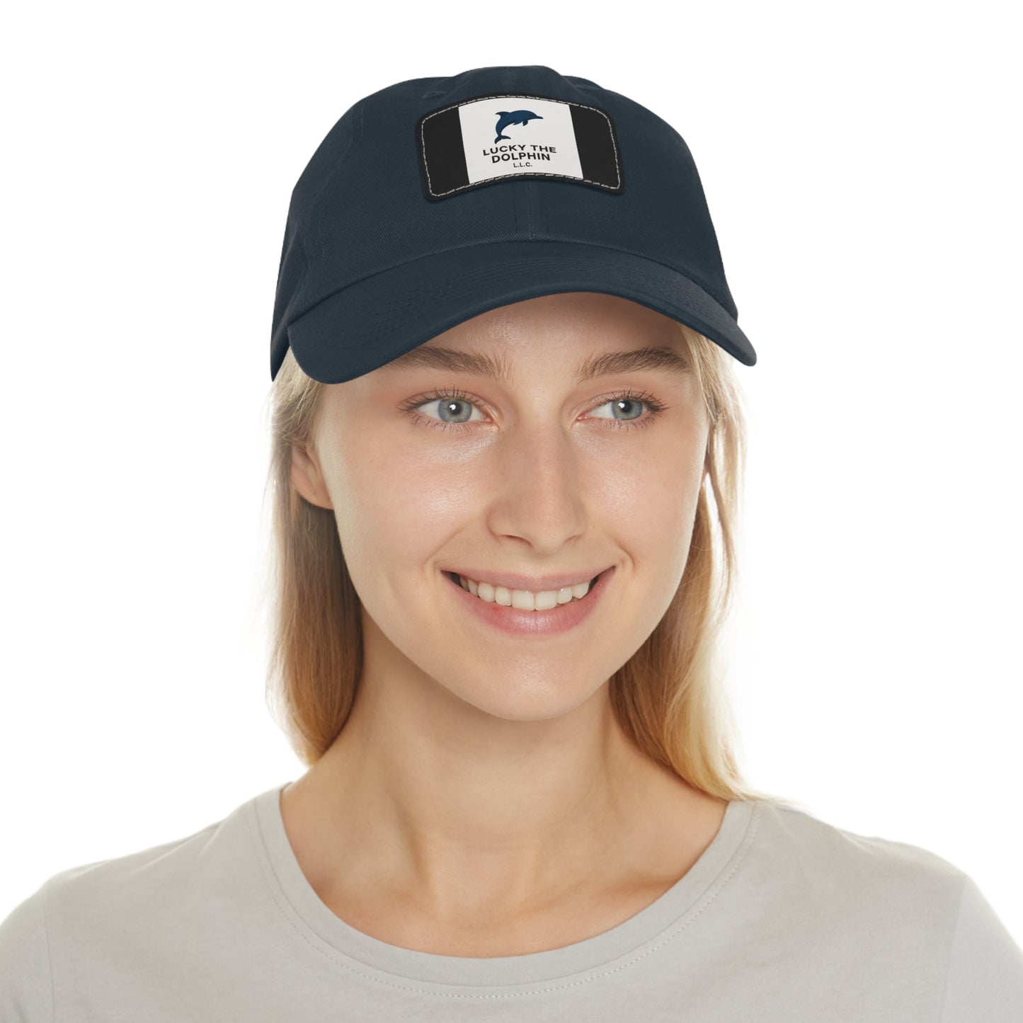 Lucky the Dolphin LLC Signature Logo Hat – Classic Comfort, Bold Style