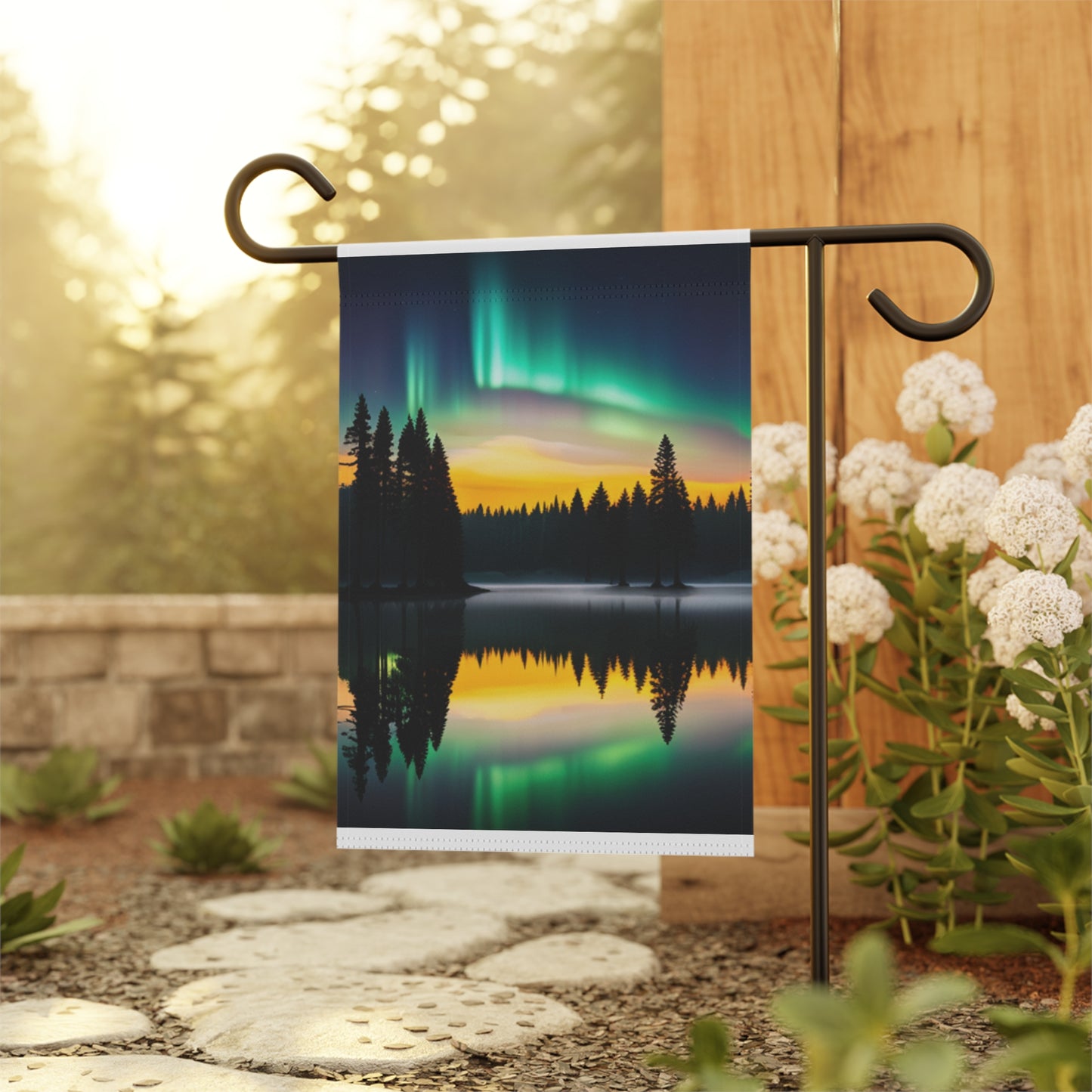 Garden & House Banner (Northern Lights)