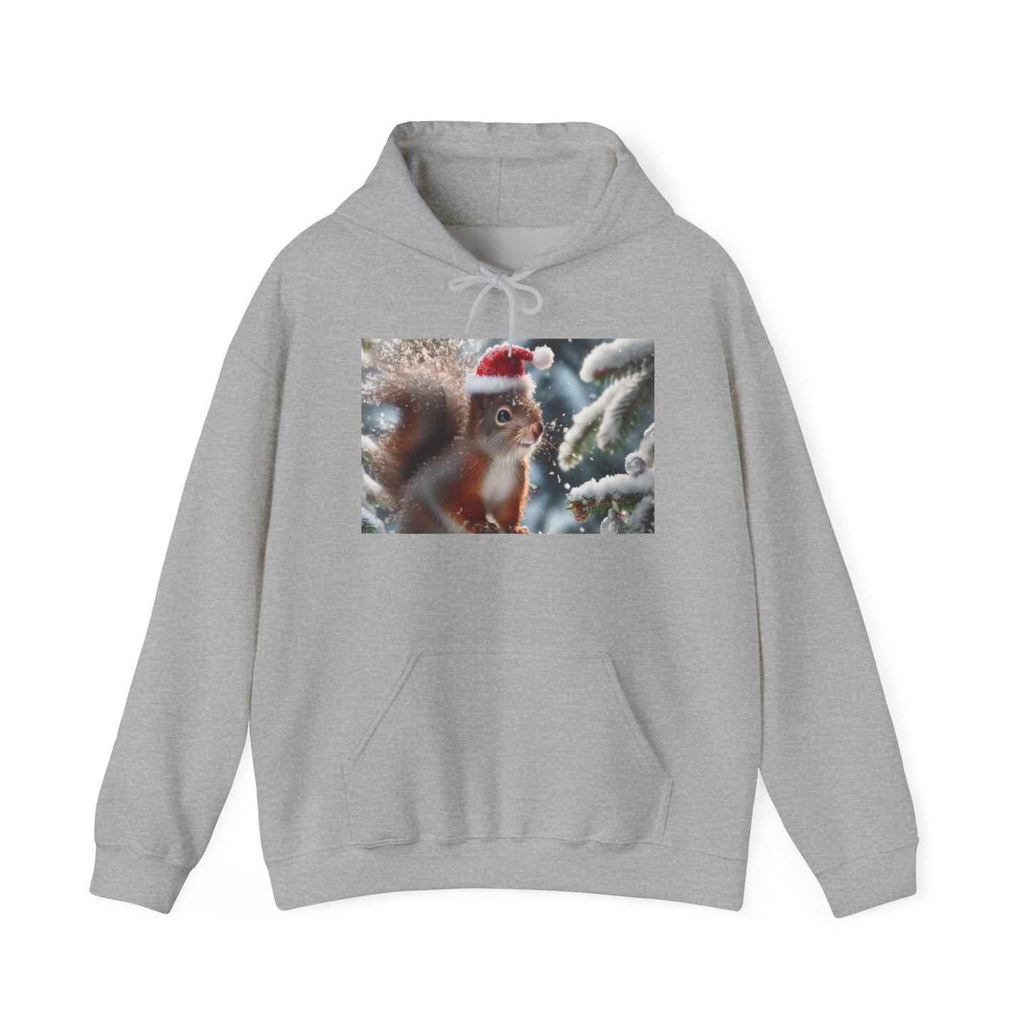 Unisex Heavy Blend™ Hooded Sweatshirt (Santa Squirrel)