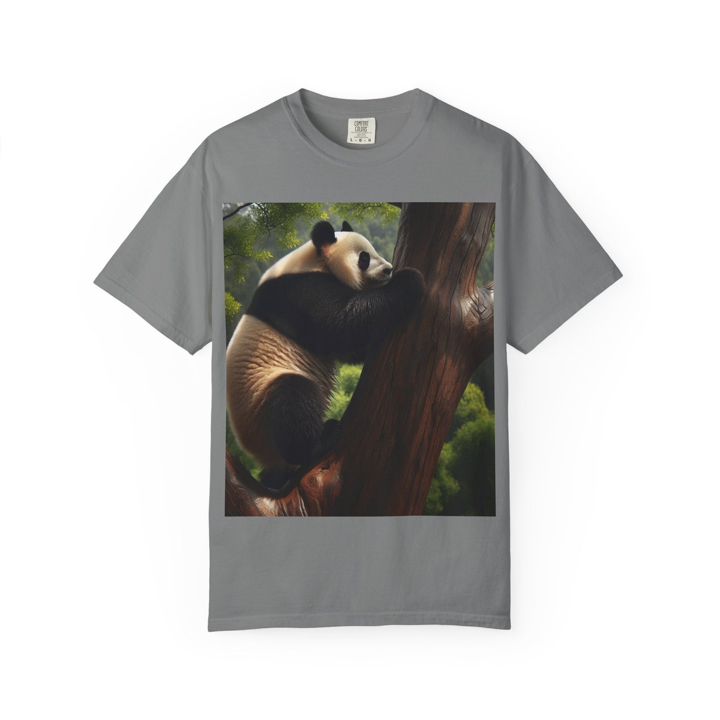 Unisex Panda Climbing T-Shirt - Nature Lover Gift