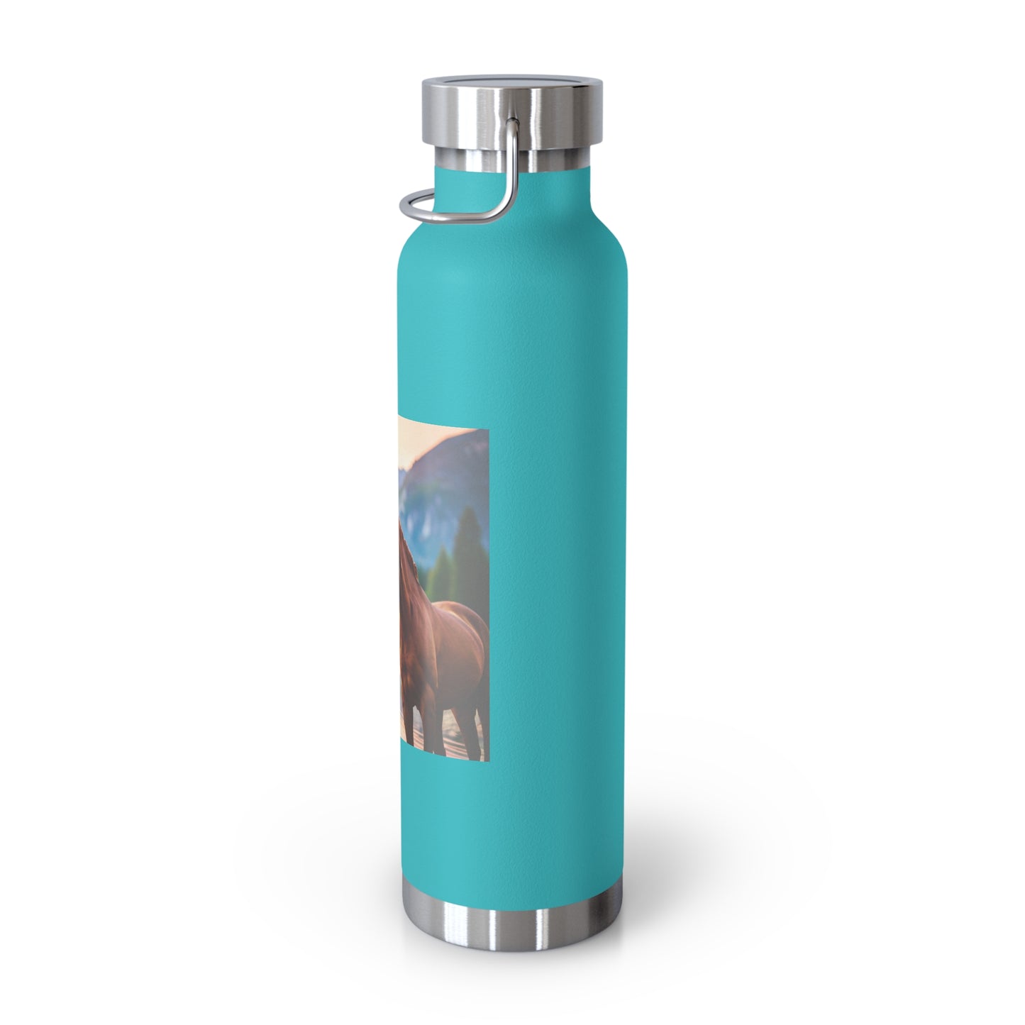 Copper Vacuum Insulated Bottle, 22oz (Horse)