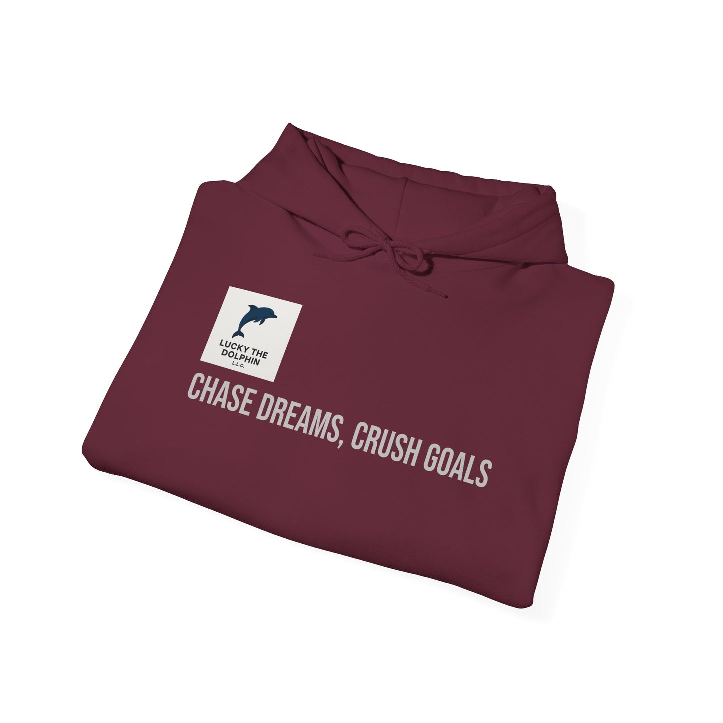 Chase Dreams Hoodie - Motivational Sweatshirt for Goal Getters, Unisex Casual Wear, Perfect for Gift Giving, Cozy Layering
