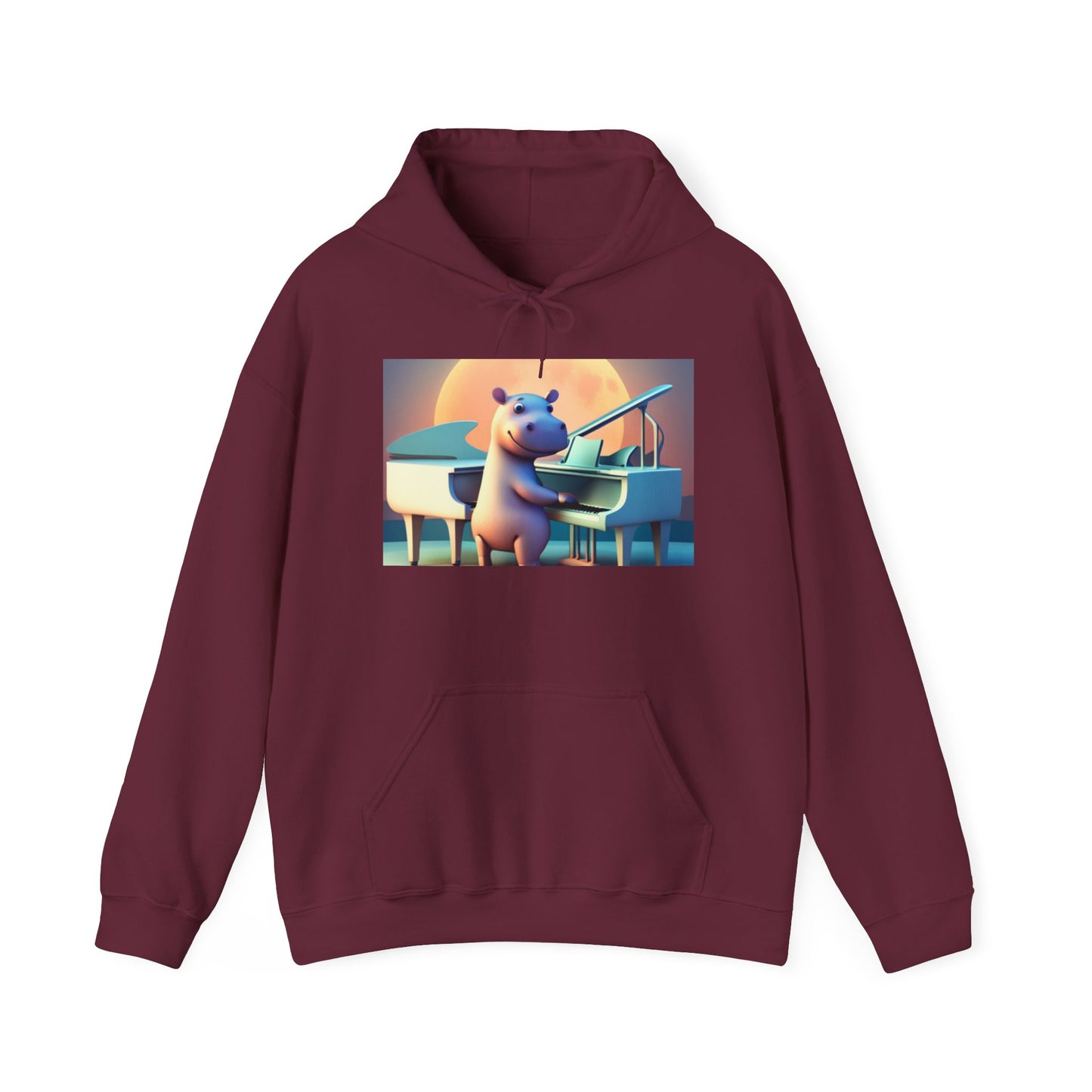 Unisex Heavy Blend™ Hooded Sweatshirt (Hippo)