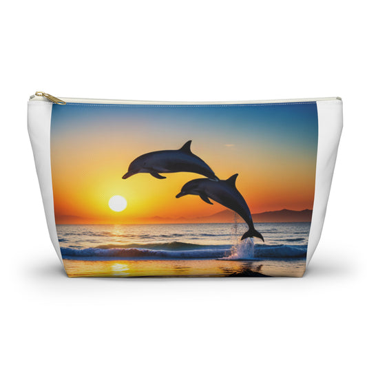 Accessory Pouch w T-bottom (Dolphins)