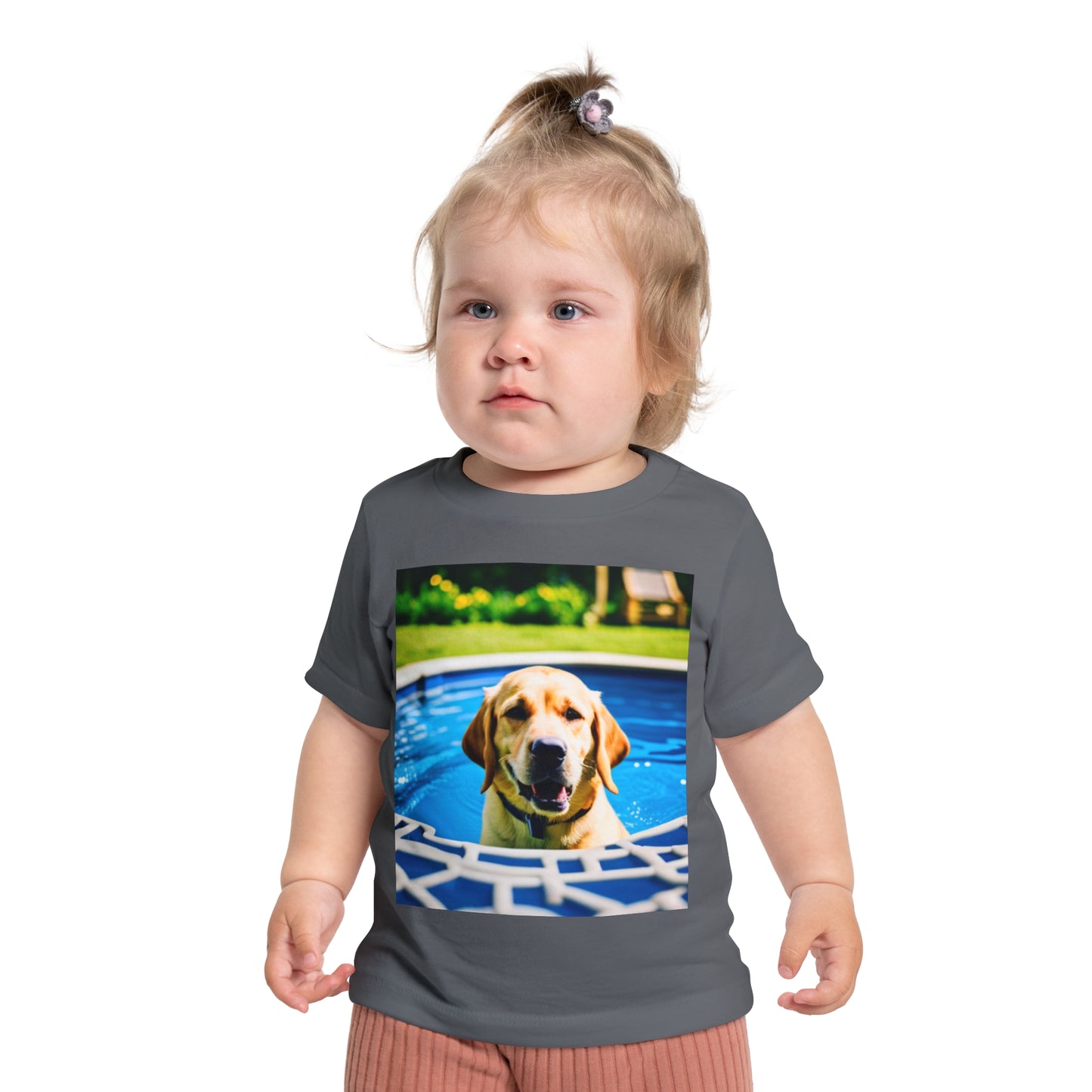 Baby Short Sleeve T-Shirt (Yellow Lab)