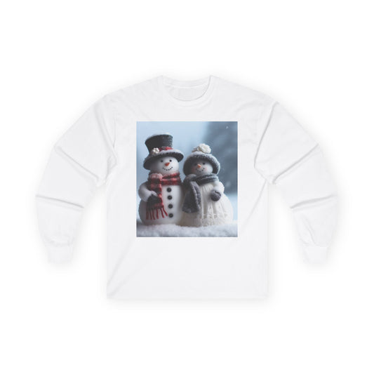 Unisex Ultra Cotton Long Sleeve Tee (Snow People)