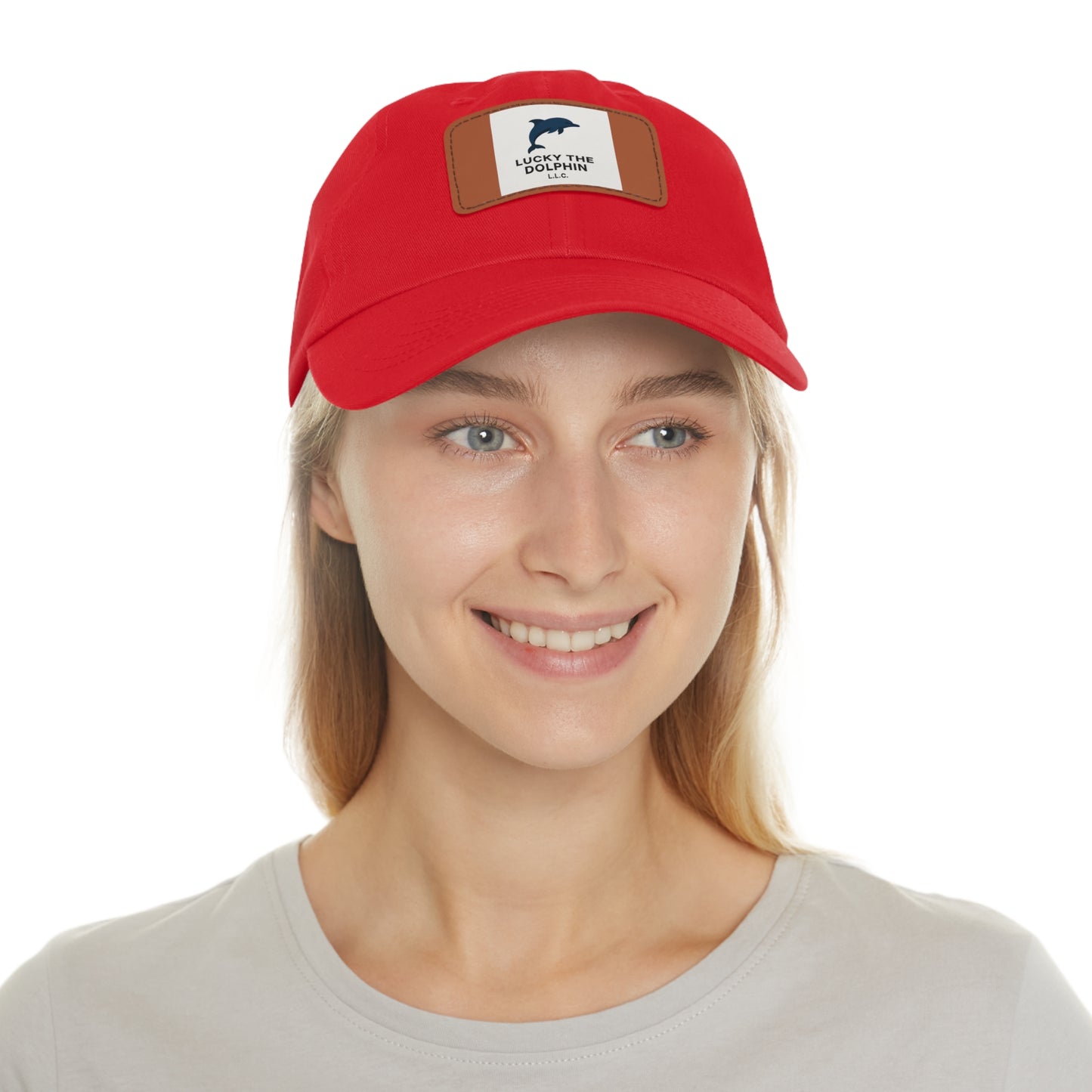 Lucky the Dolphin LLC Signature Logo Hat – Classic Comfort, Bold Style