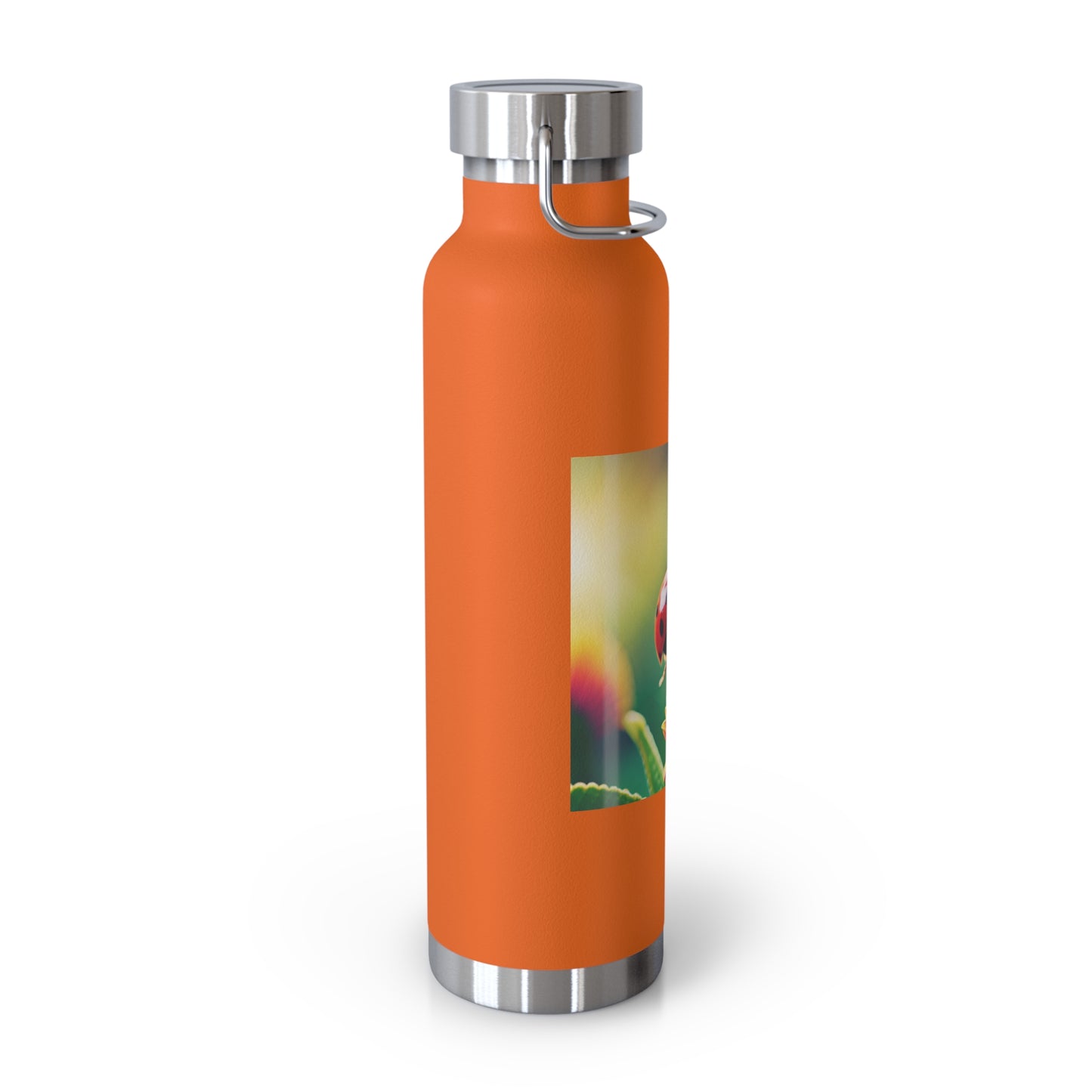 Copper Vacuum Insulated Bottle, 22oz (Lady Bug)