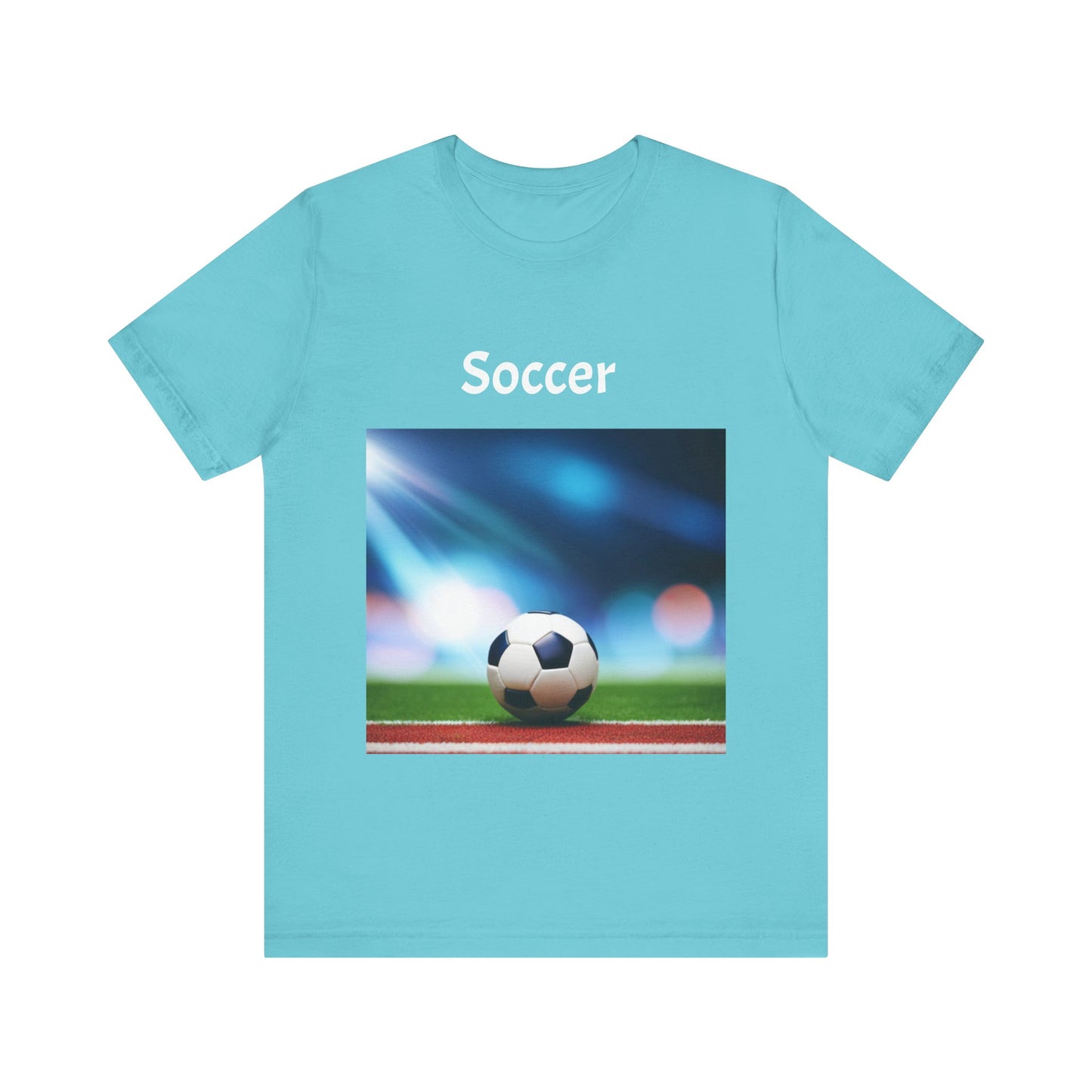 Unisex Jersey Short Sleeve Tee (Soccer Ball)