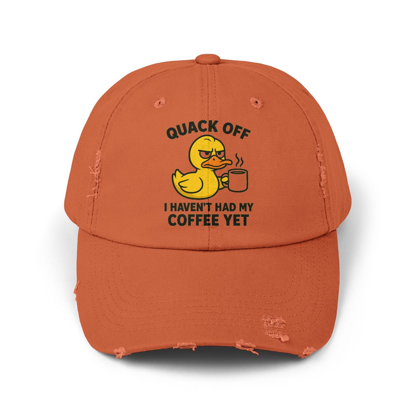 Quack Off Coffee Cap – Funny Unisex Baseball Hat