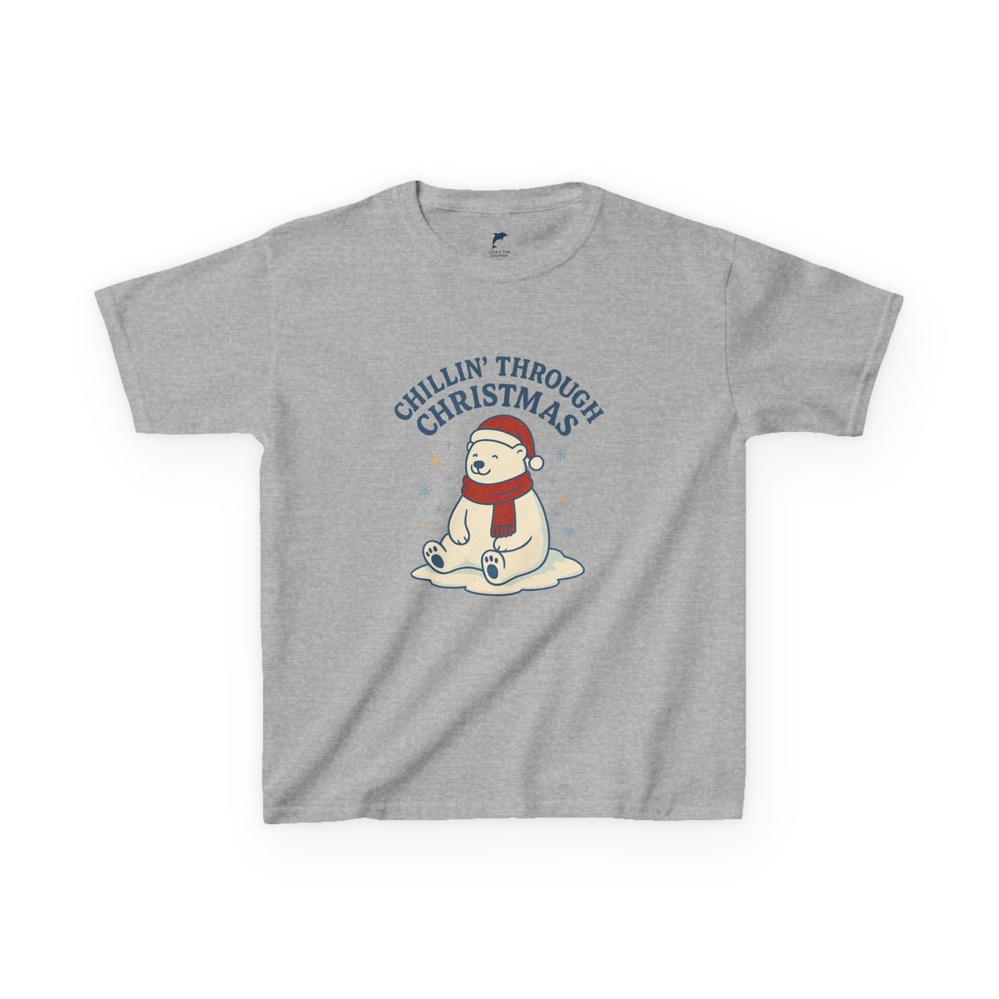 Chillin’ Through Christmas Polar Bear Kids Tee