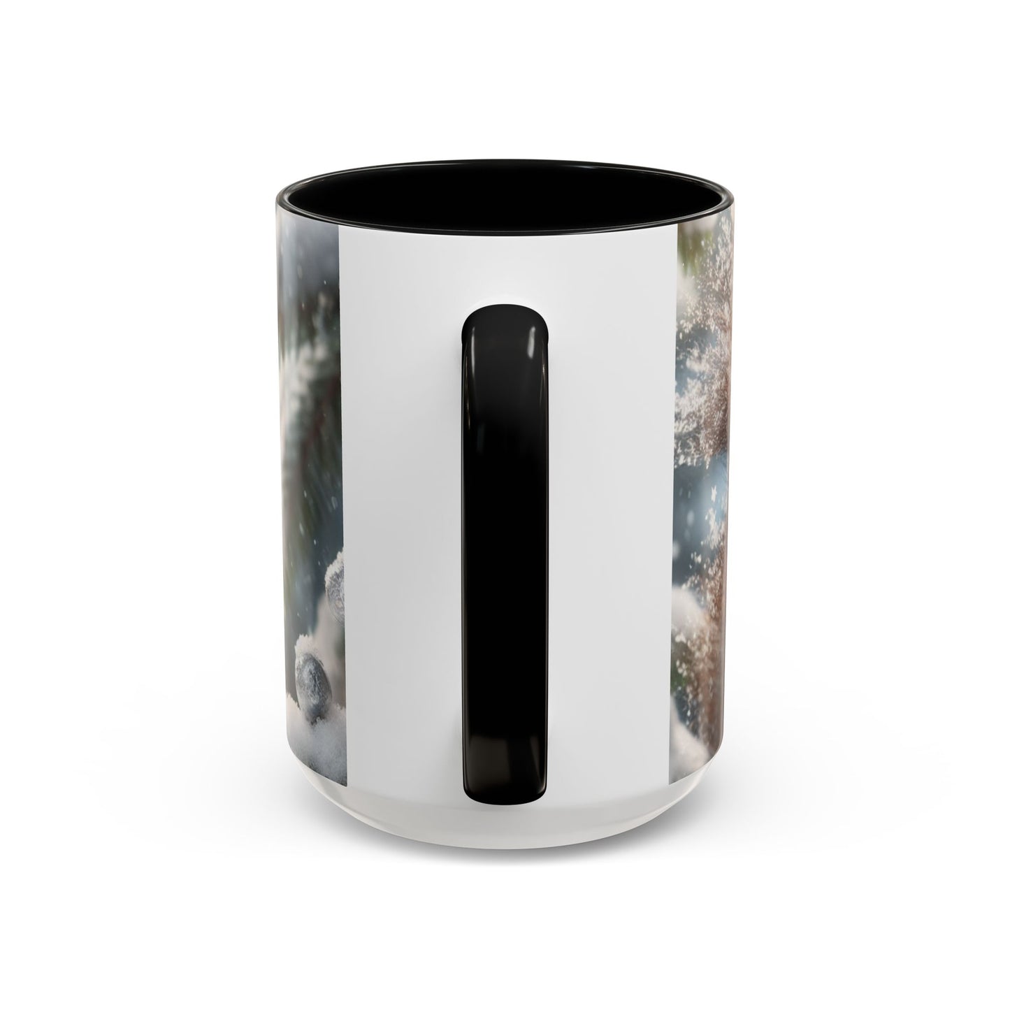 Accent Coffee Mug (11, 15oz) (Santa Squirrel)