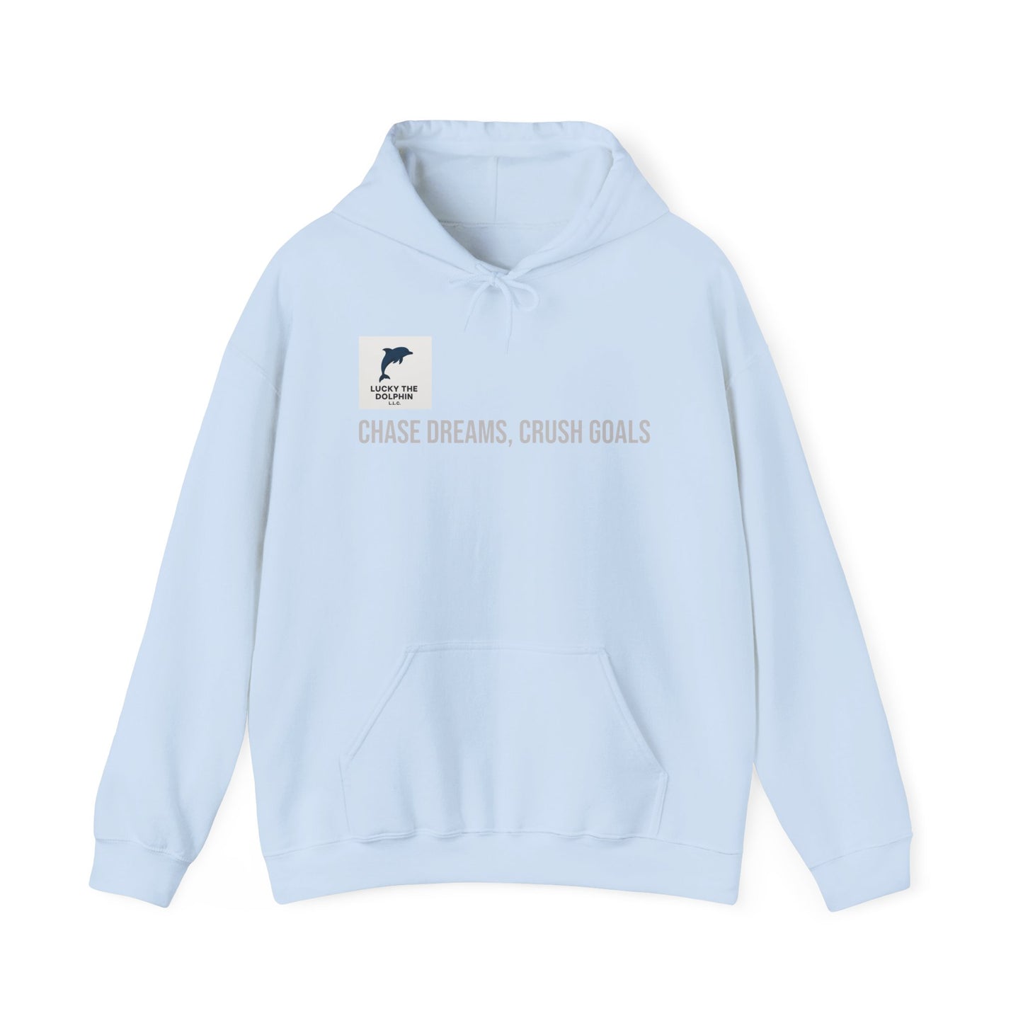 Chase Dreams Hoodie - Motivational Sweatshirt for Goal Getters, Unisex Casual Wear, Perfect for Gift Giving, Cozy Layering