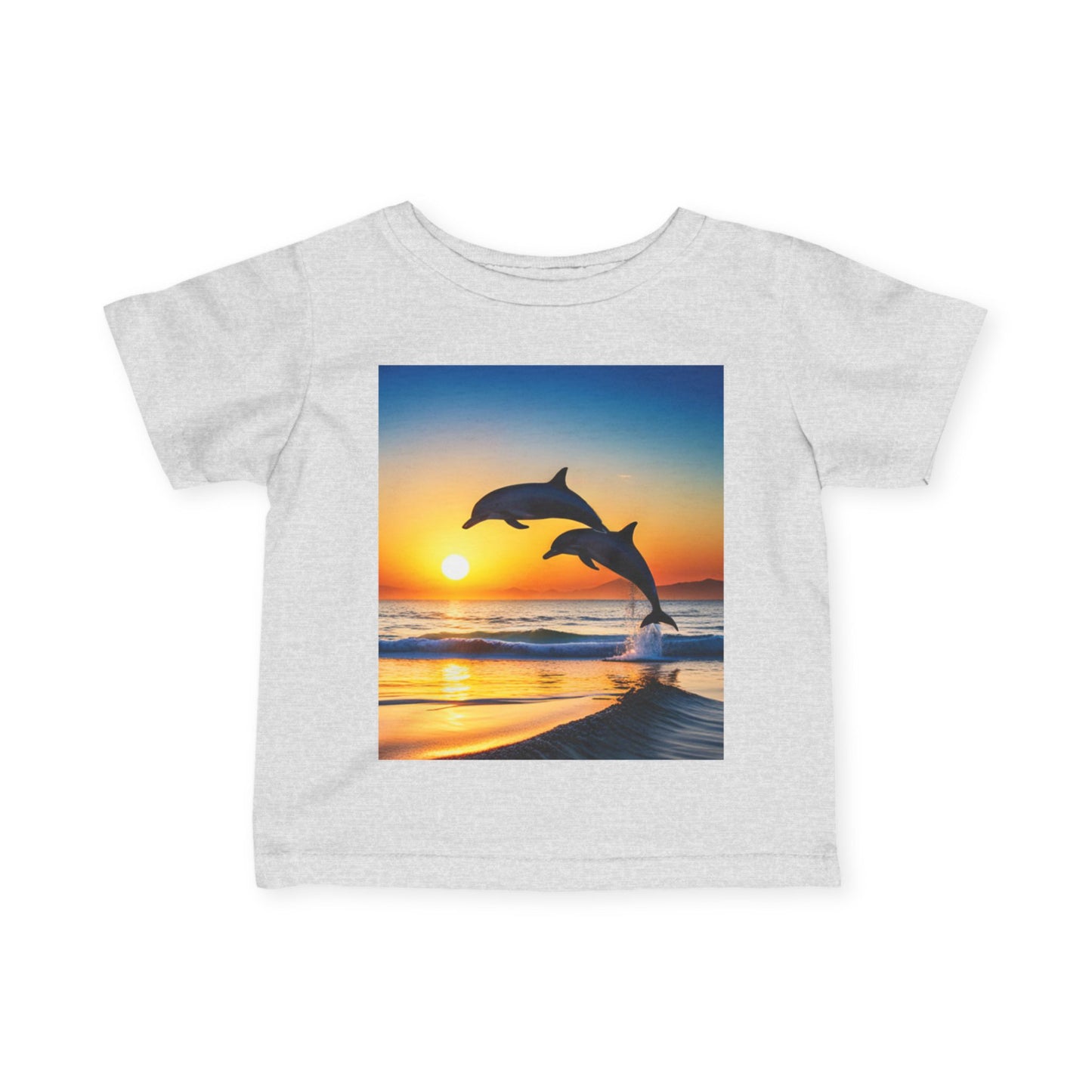 Infant Fine Jersey Tee (Dolphins)