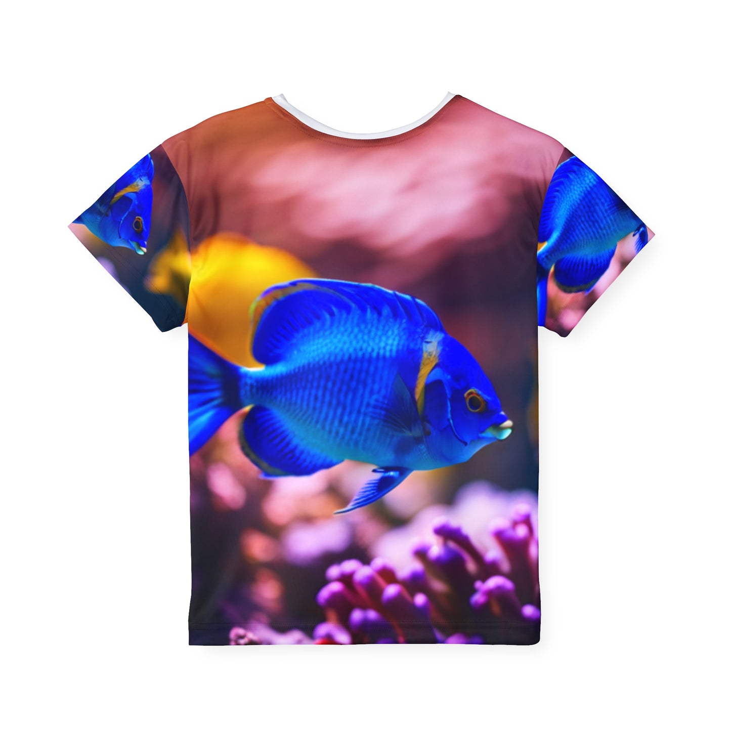 Kids Sports Jersey (AOP) (Blue Fish)