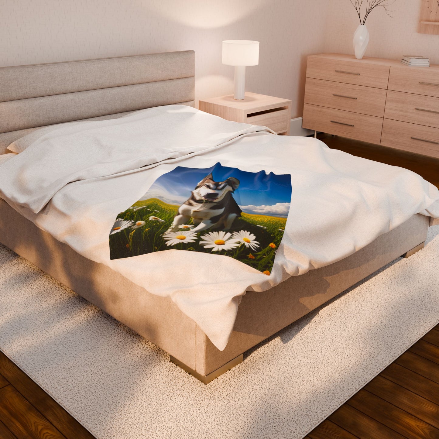 Velveteen Plush Blanket (Husky)