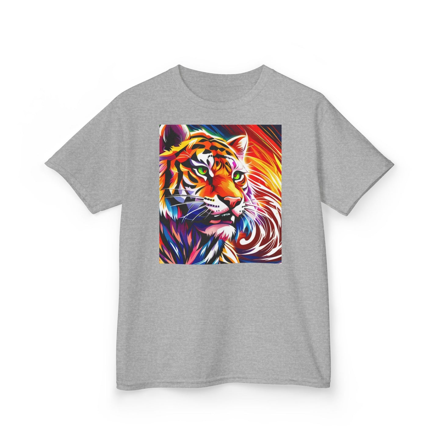 Kids Heavy Cotton™ Tee (Tiger Colorful)