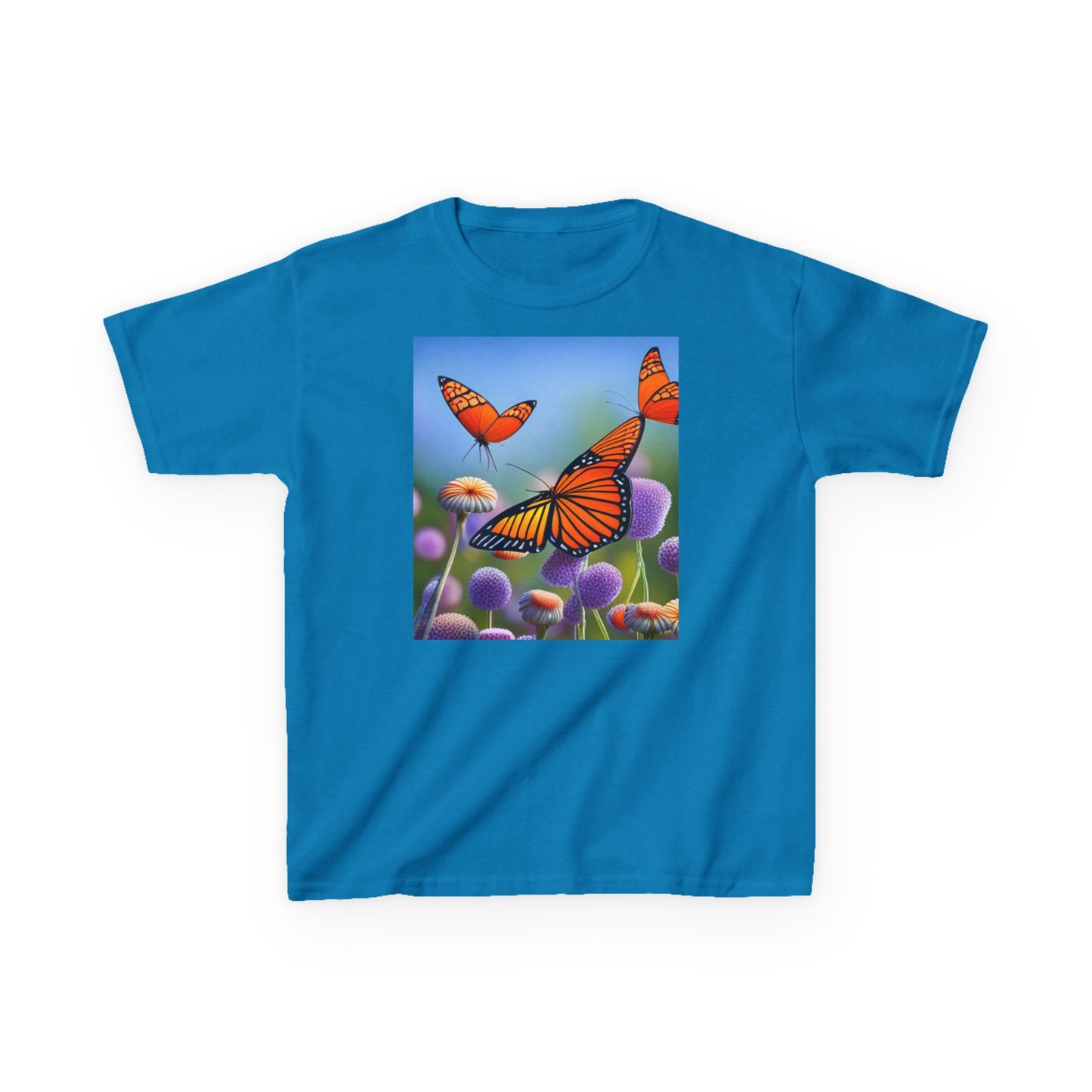 Kids Heavy Cotton™ Tee (Monarch Butterfly)