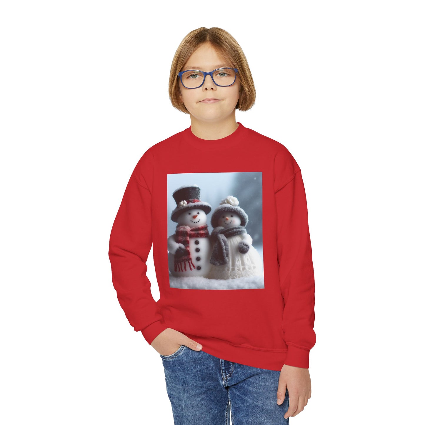 Youth Crewneck Sweatshirt (Snow People)