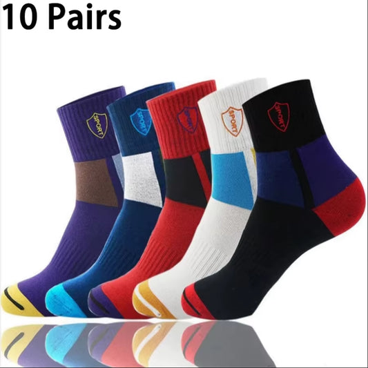  Breathable Cotton Sports Stockings Men Bamboo Fiber Autumn and Winter Men Socks 