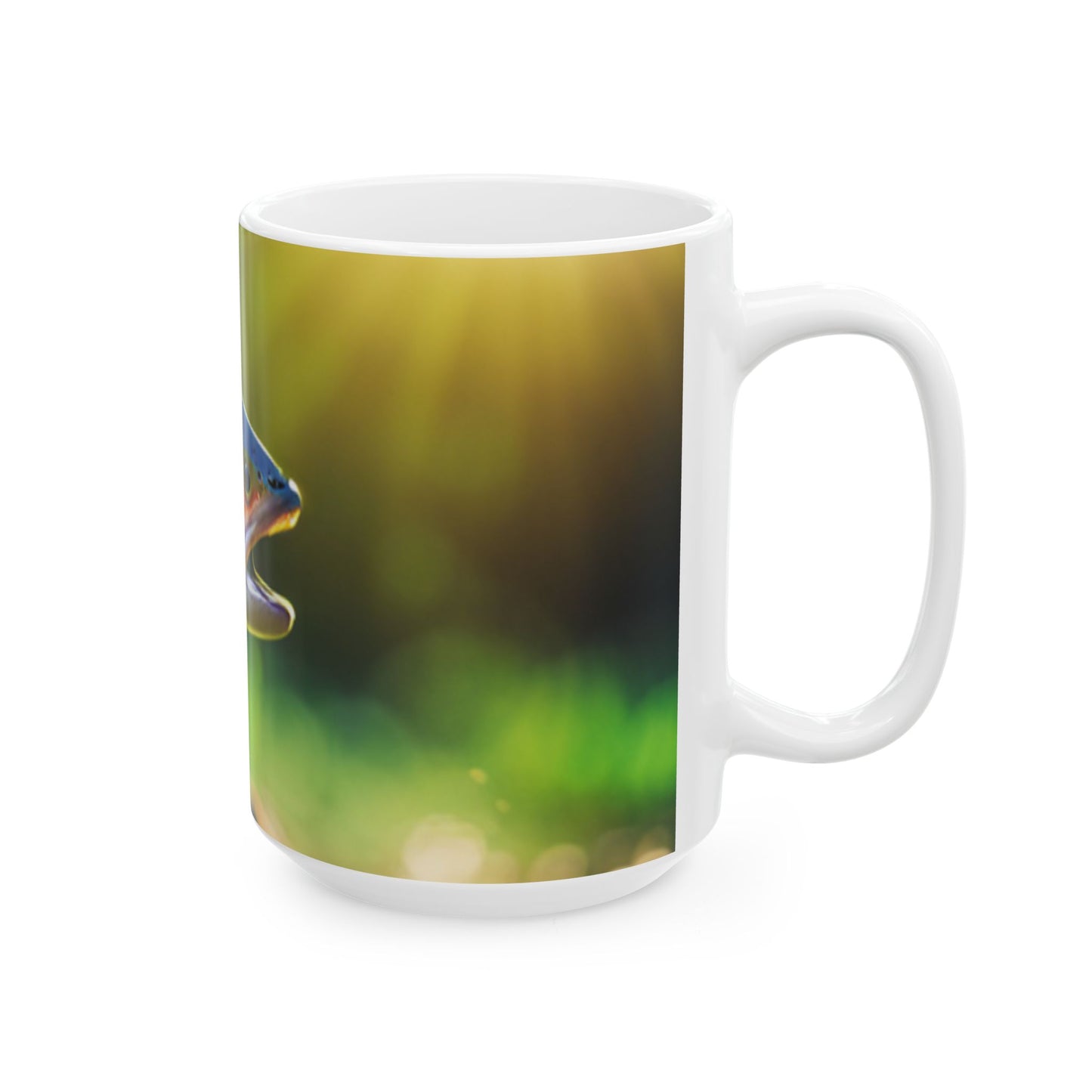 Ceramic Mug, (11oz, 15oz) (Trout)