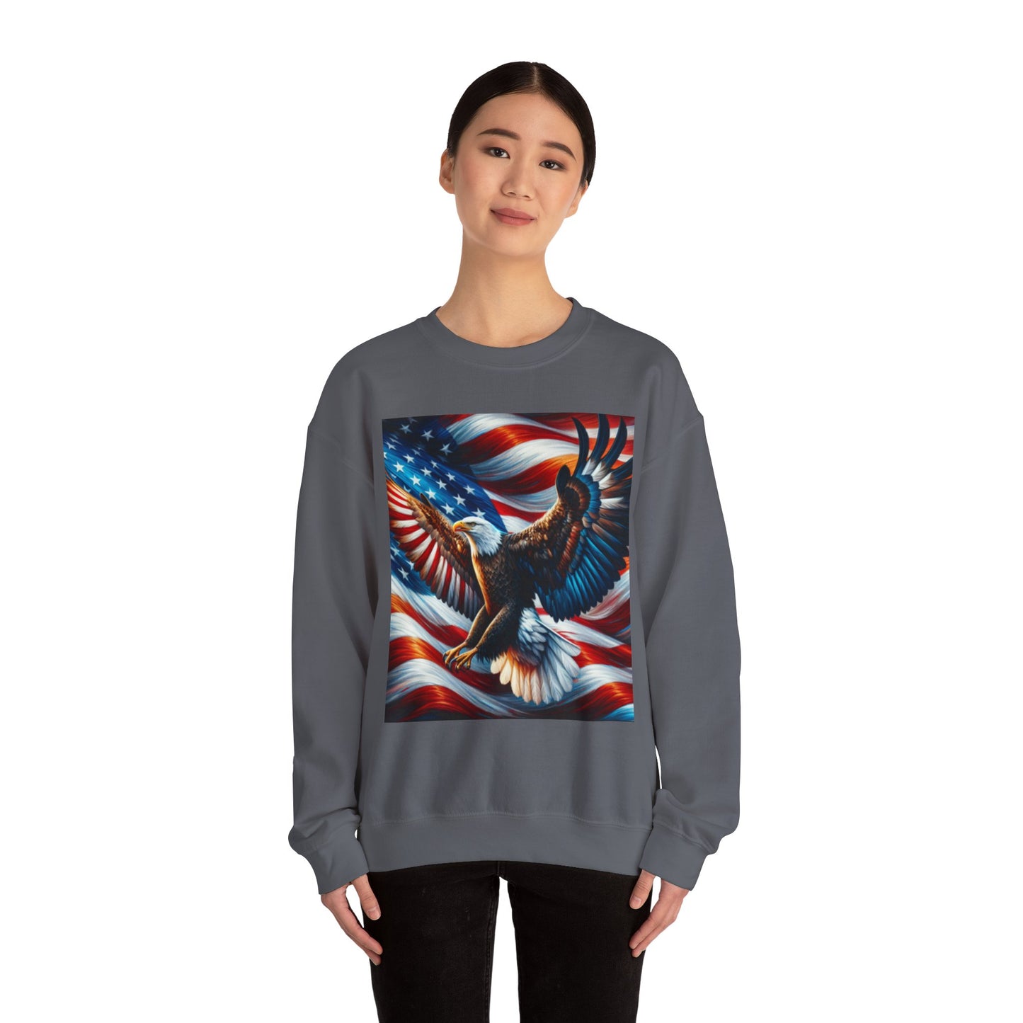 Unisex Heavy Blend™ Crewneck Sweatshirt (Eagle)