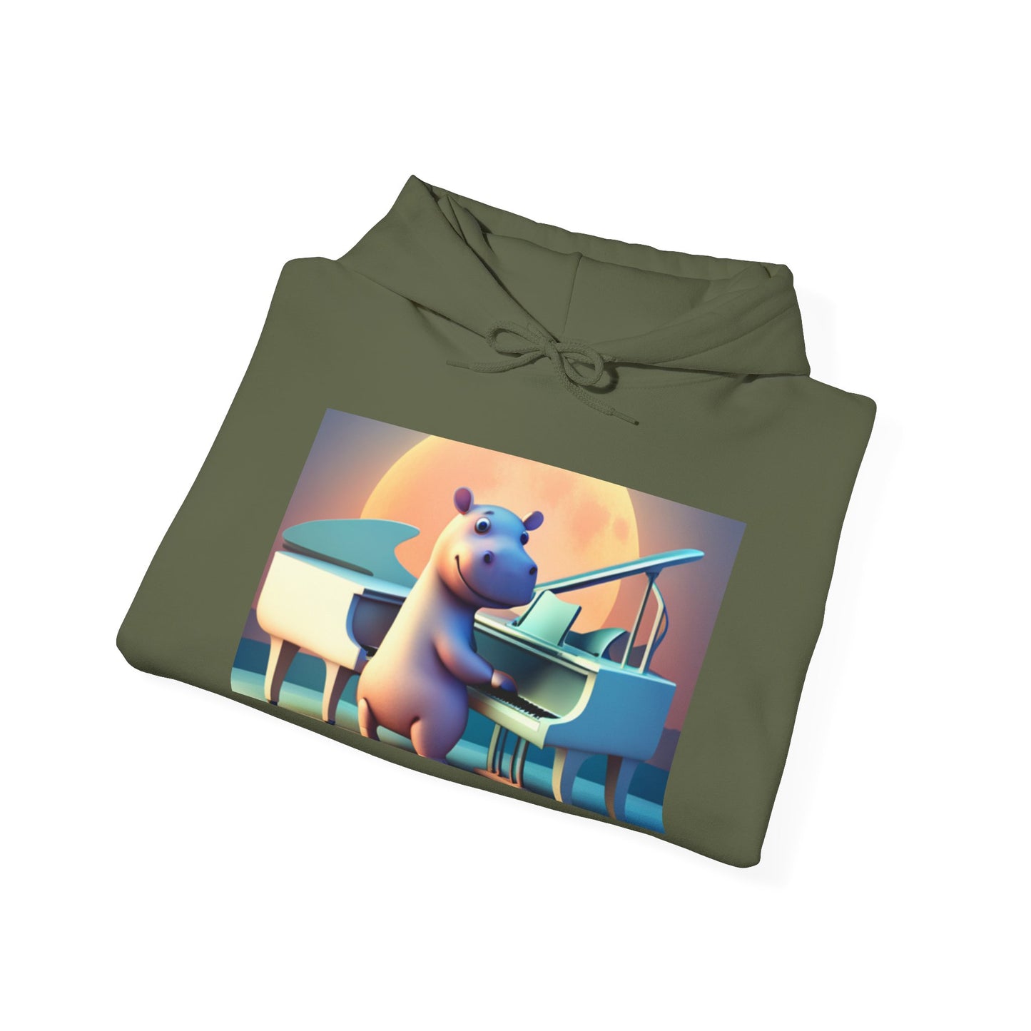 Unisex Heavy Blend™ Hooded Sweatshirt (Hippo)