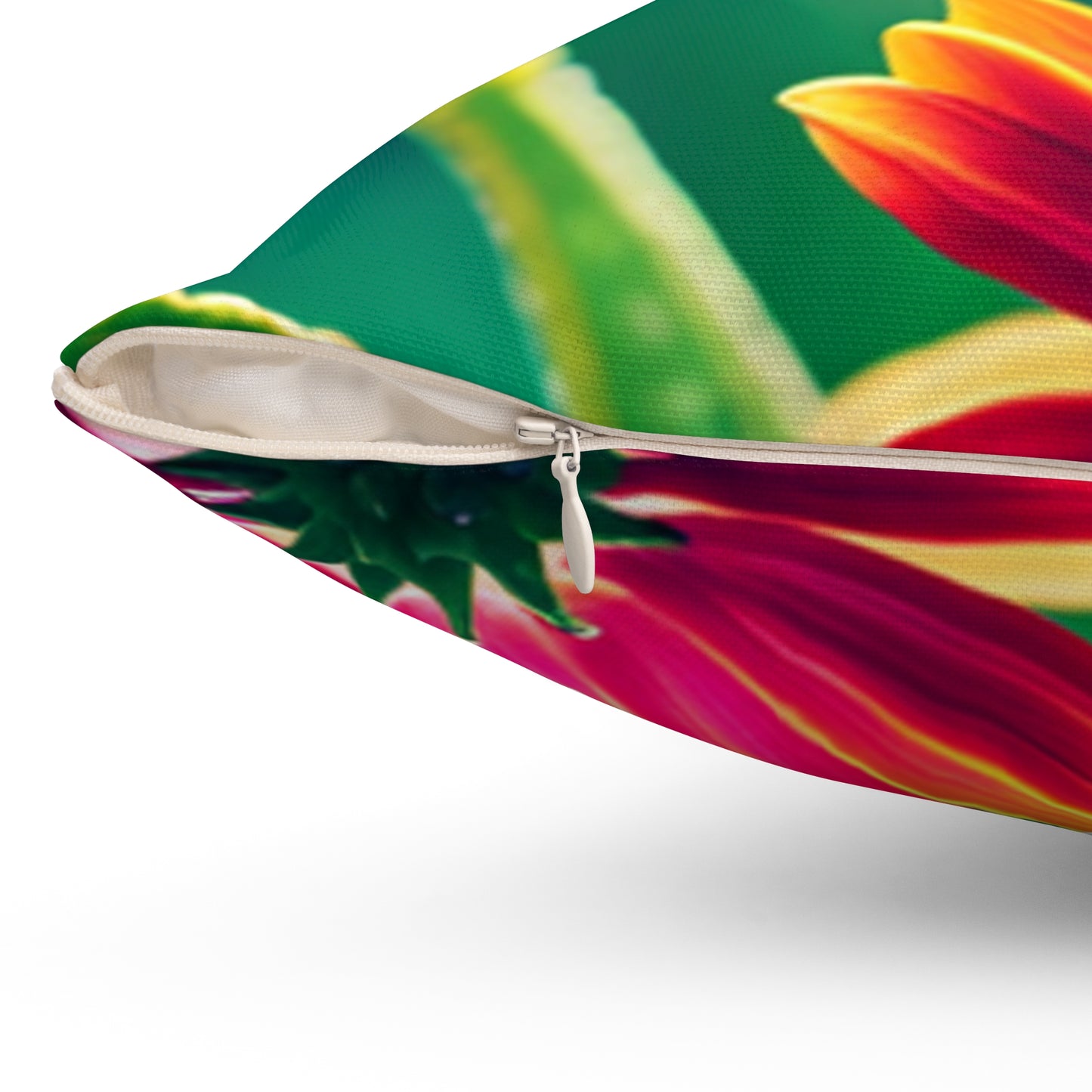 Spun Polyester Square Pillow (Lady Bug)