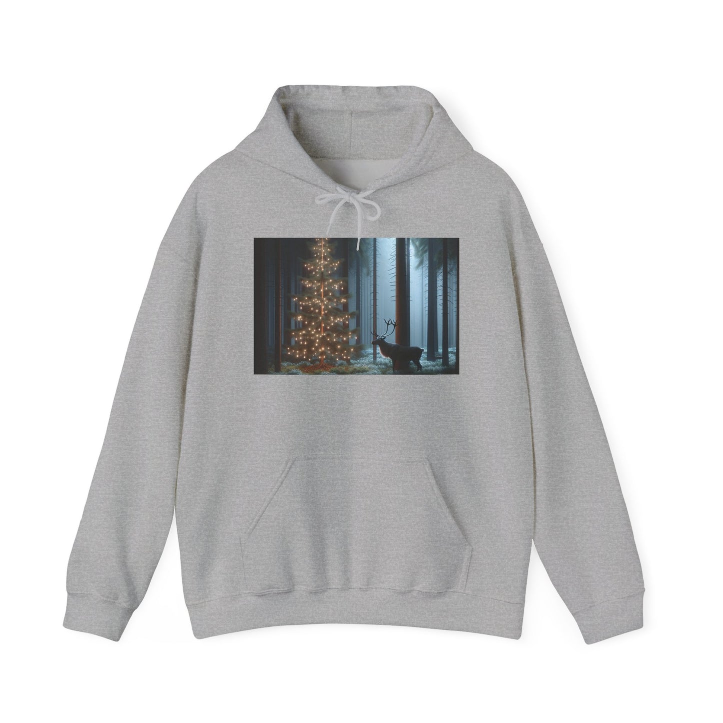 Unisex Heavy Blend™ Hooded Sweatshirt (Tree/Deer)