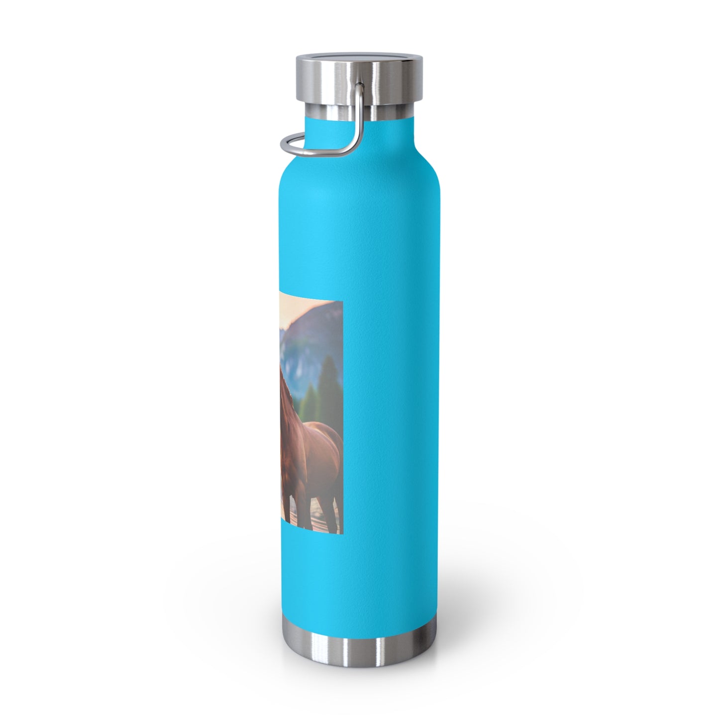 Copper Vacuum Insulated Bottle, 22oz (Horse)