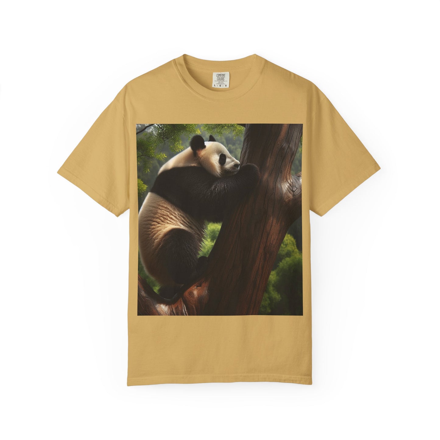 Unisex Panda Climbing T-Shirt - Nature Lover Gift