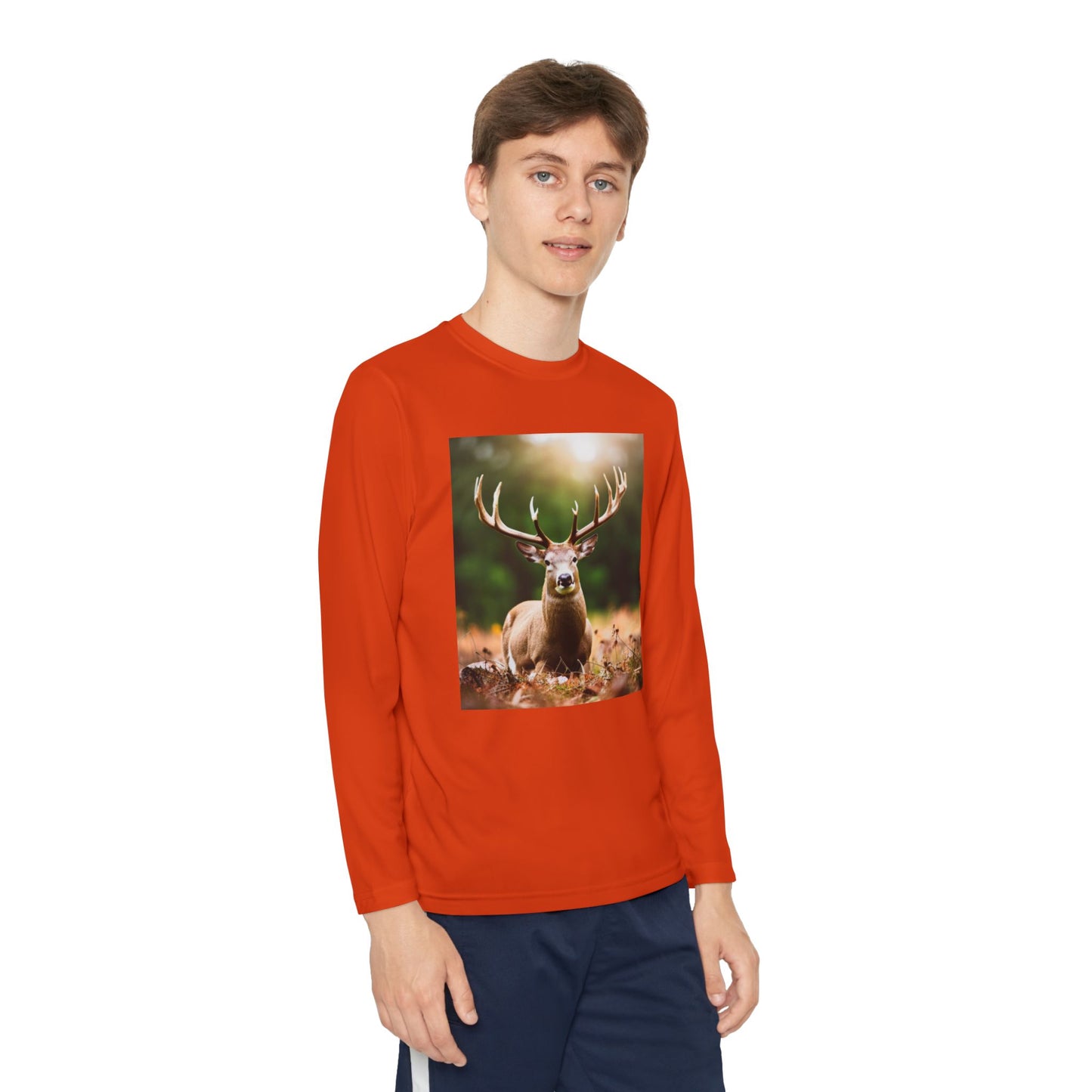 Youth Long Sleeve Competitor Tee (Deer)